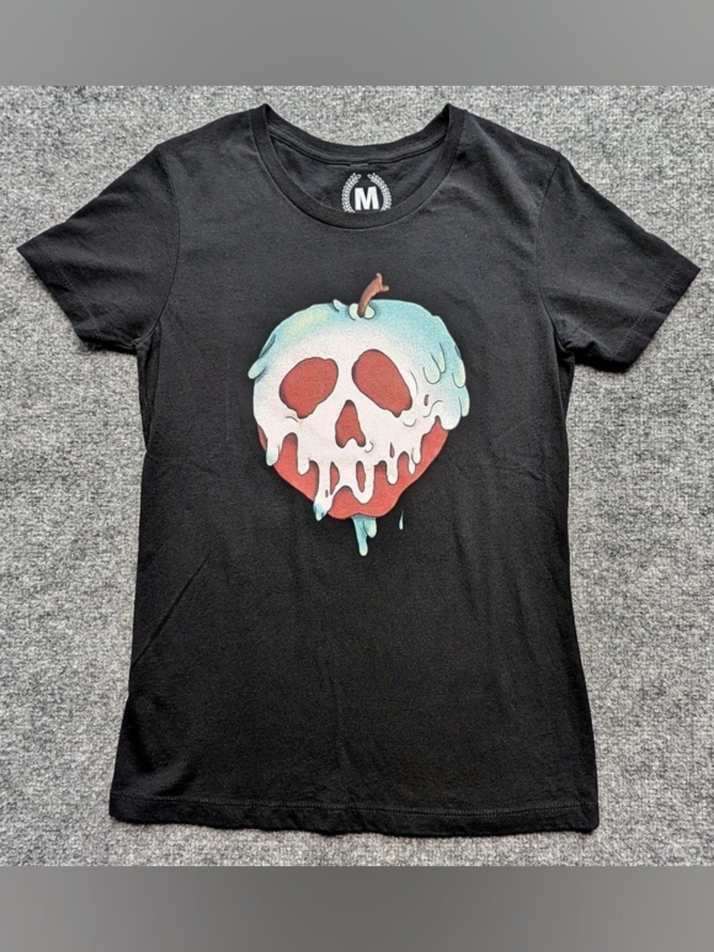 Teepublic Rotten Apple Women's Medium T-Shirt Black